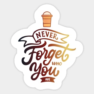 Boba never forget Sticker